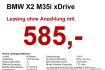 BMW X2  m35i xdrive navi.led.acc.360 .hud.komfzg.shz