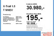Nissan X-Trail Visia X trail 1.5 t mhev tekna 2wd acc+led+navi+shz+360