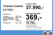 Ford Tourneo Custom Trend Tourneo custom 2.0 tdci 320 bi xenon navi rfk ahk