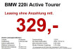 BMW Série 2 Coupé  Bmw 220  220 i active tourer led. ahk. park.ass.