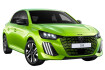 Peugeot 208 Allure hybrid 110 e dcs6  jaune agueda avec 820eur d'equipements inclus