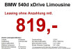 BMW Série 5  540 d xdrive lim. m sport standheizung.sitzbeluft
