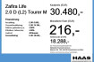 Opel Zafira Life Tourer Zafira life 2.0 d (l2) tourer m navi+sitzheizung