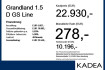 Opel Grandland  1.5 d gs line navi+shz+2xklima+360+lm
