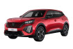 Peugeot 2008 Allure hybrid 145 e dcs6  rouge elixir avec 2350eur d'equipements inclus