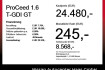 Kia ProCeed GT Proceed / pro cee'd  proceed / pro cee?d proceed 1.6 t gdi gt acc+led+navi+sd+shz+2xklima
