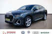 Audi Q3 S line sportback s line 40tfsi 190ps quattro ahk.kamera.l